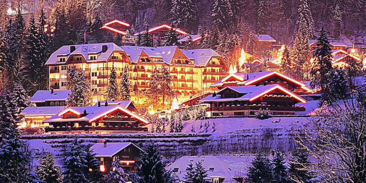 Куда съездить на новогодние праздники. Гштаад зимняя резиденция. Ski Hotel. Ski Hotel усутштп.