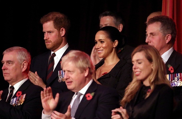 Кейт Миддлтон, принц Уильям, Меган Маркл и принц Гарри собрались вместе в королевском Альберт-холле фото № 2