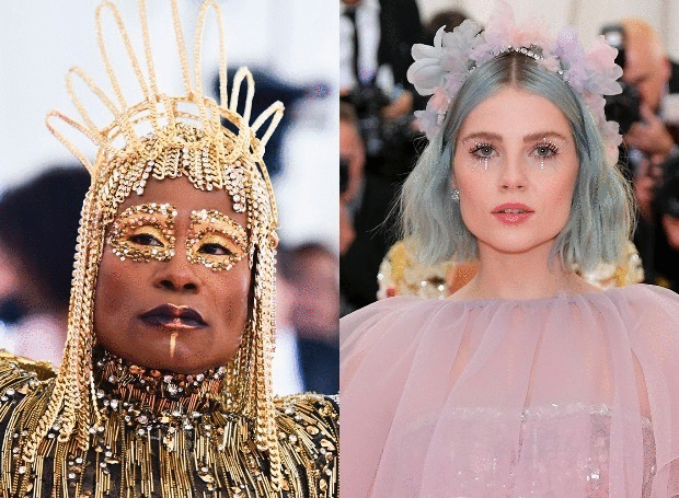 3D-макияж, шапочки для плавания и другие самые безумные бьюти-образы звезд на Met Gala 2019