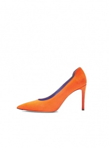 Ярко-оранжевые туфли VB 90 фото № 4