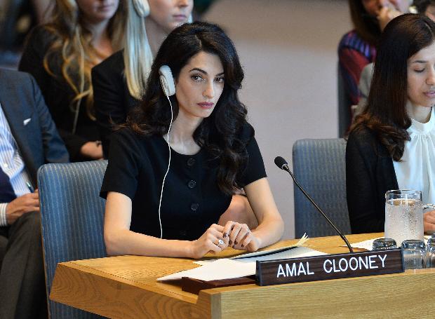 Амаль Клуни выступила на заседании Совета Безопасности ООН