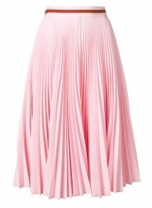 Плиссированная юбка с эластичным поясом фото № 14