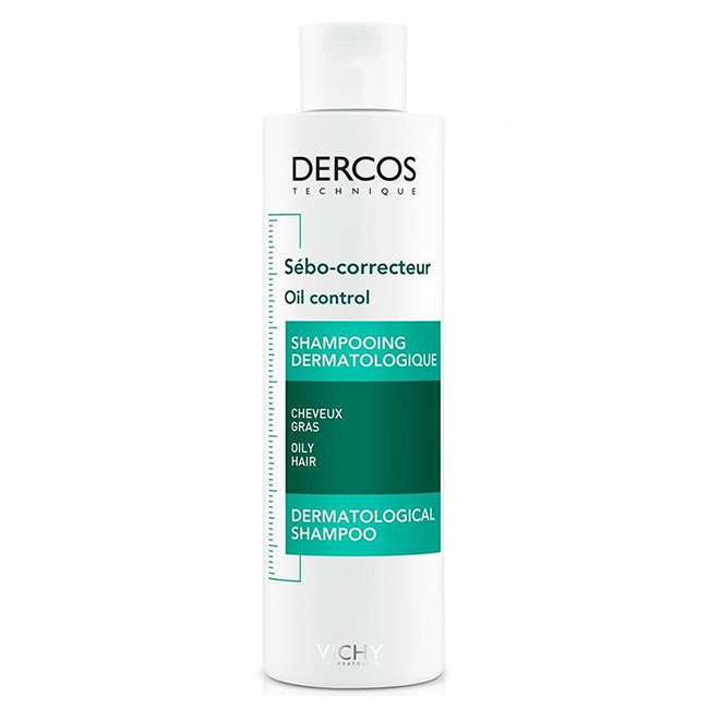 Регулирующий шампунь для жирных волос Vichy Dercos Sebo Control фото № 3
