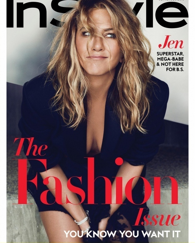 Дженнифер Энистон на обложке американского InStyle фото № 1
