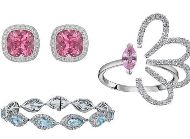 Украшения с цветными камнями к 8 Марта и не только