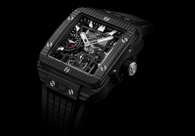 Hublot выпустил первую модель Square Bang с двумя центральными стрелками фото № 2