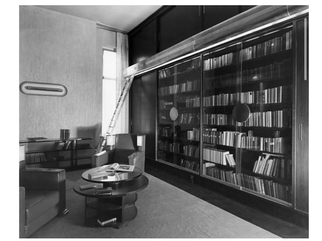 Eckart Muthesius; 'Library at the Manik Bagh Palace, 1930 фото № 2