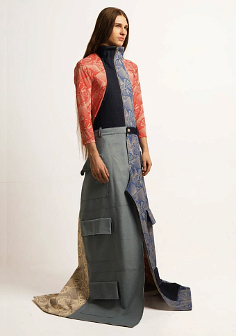 Скульптуры, контрасты и атлантический бриз: 5 показов Московской недели моды фото № 6