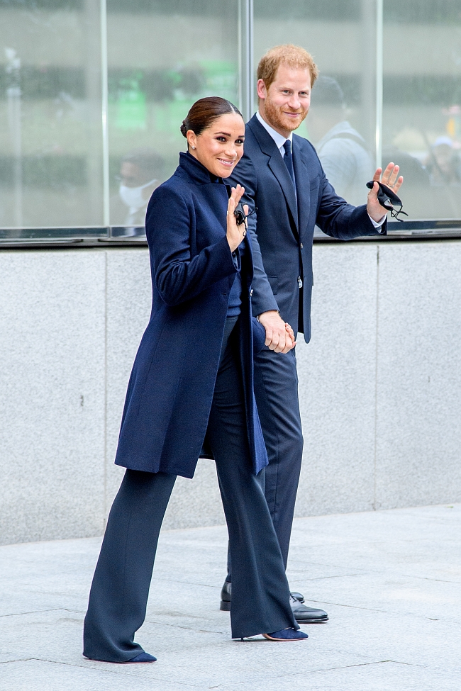 Меган Маркл и принц Гарри во время делового визита в Нью-Йорк, 2021 фото № 1