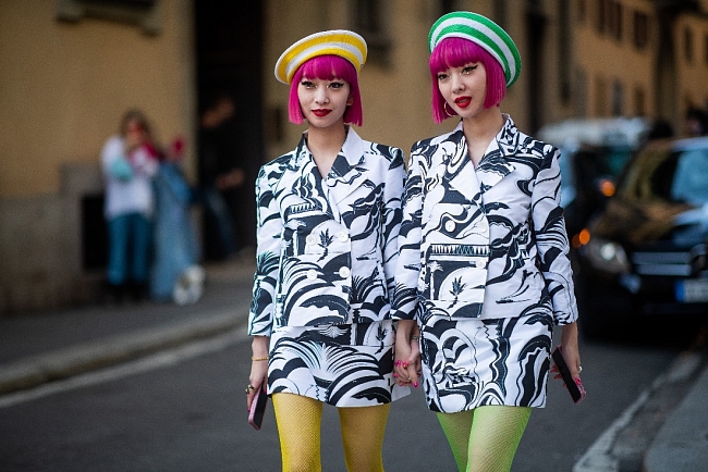 Стритстайл: что носили на Неделе моды в Милане фото № 3