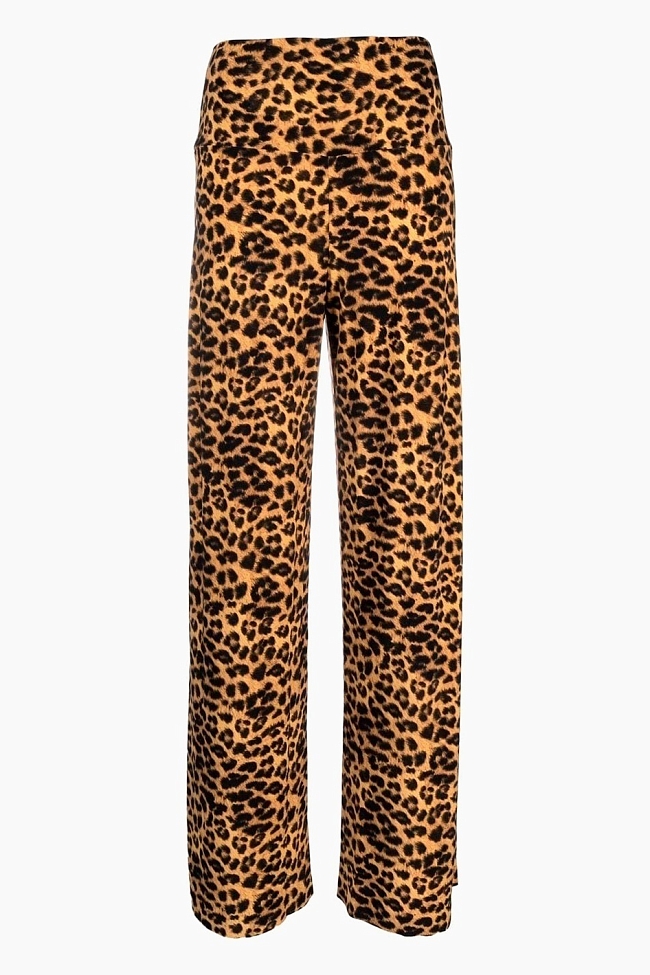 Широкие брюки с леопардовым принтом Norma Kamali, 13 729 рублей, farfetch.com фото № 8