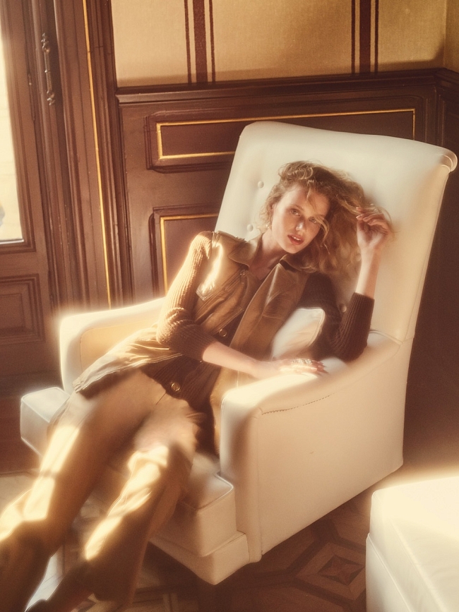 Жакет Gucci, кардиган Hermès, брюки Armani фото № 5