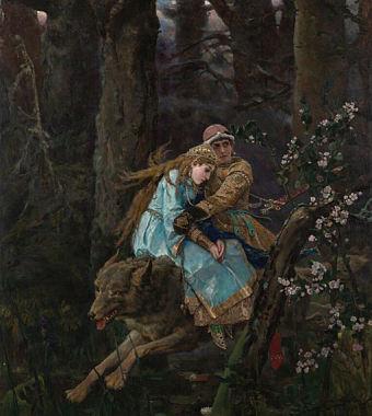 Виктор Васнецов. «Иван-царевич на Сером Волке», 1889, Государственная Третьяковская галерея фото № 10