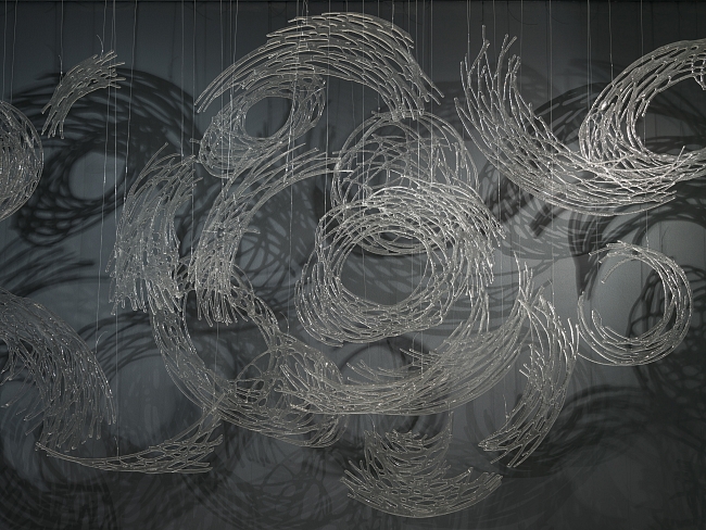 Альфия Ширинская. Стекло, спекание. 160 × 800 см. фото № 4