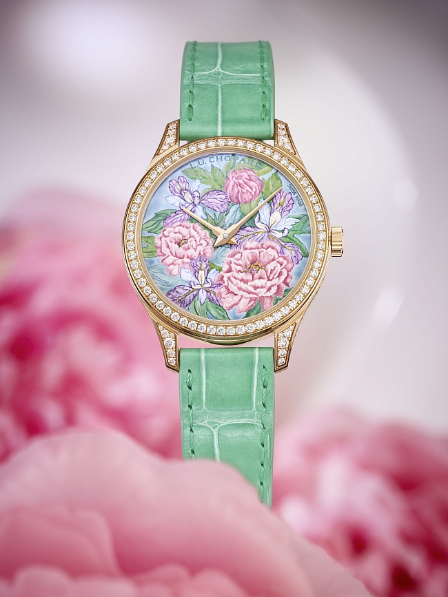 L.U.C XP Esprit de Fleurier Peony: новая серия «цветочных» часов Chopard фото № 1