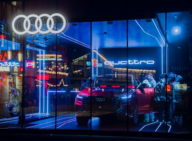 Audi открыли свой павильон на «Роза Хутор»