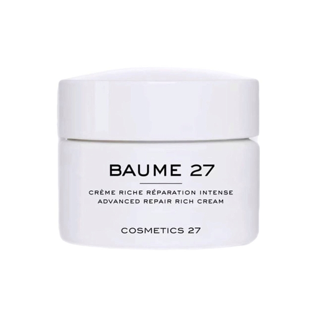 Глубоко питательный крем для интенсивного омоложения кожи Cosmetics 27. Это насыщенный питательный активный омолаживающий крем с комплексом CICA-MA2®. Идеальный выбор для обезвоженной, сухой и чувствительной кожи. фото № 6