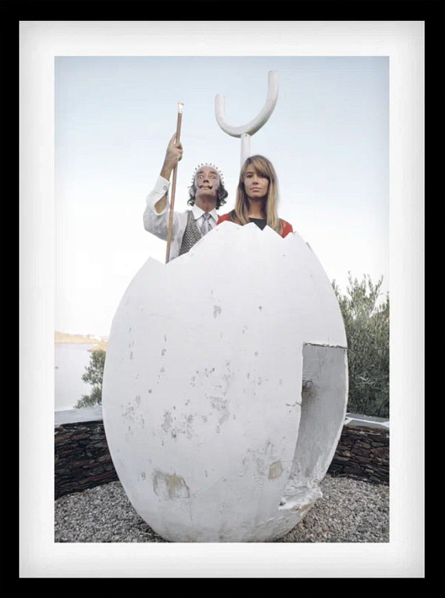 Jean-Marie Perier, Françoise Hardy and Salvador Dali, Cadaqués, October 1968 фото № 4