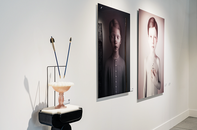 Художники Кирилл Котешов, Олег Доу, Григорий Орехов и Валентин Коржов на стенде a—s—t—r—a gallery фото № 6