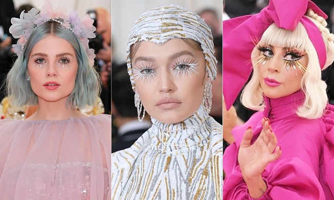 3D-макияж, шапочки для плавания и другие самые безумные бьюти-образы звезд на Met Gala 2019 фото № 7