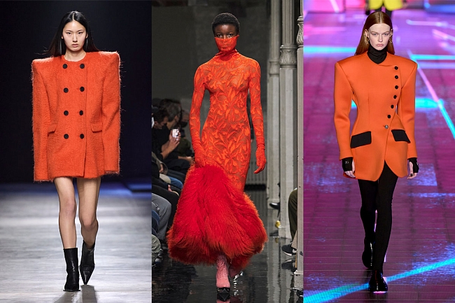 Оранжевый в коллекциях Annakikki, Alaïa, Dolce & Gabbana осень-зима 2022/23 фото № 10