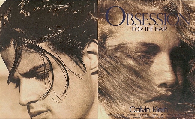 Рекламная кампанмя Calvin Klein Obsession весна-лето 1988, фотографии Брюса Вебера фото № 7