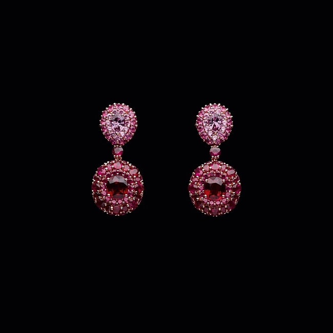 Рубиновые серьги Rose Couture из коллекции Dior Rose фото № 4