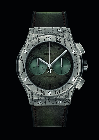 Ключевой аксессуар вашего образа: часы Hublot Сlassic Fusion с кожаным циферблатом фото № 2