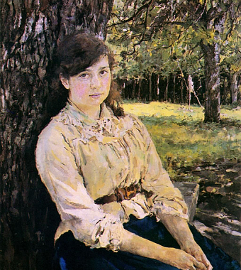 Валентин Серов. «Девушка, освещенная солнцем», 1888, Государственная Третьяковская галерея фото № 8