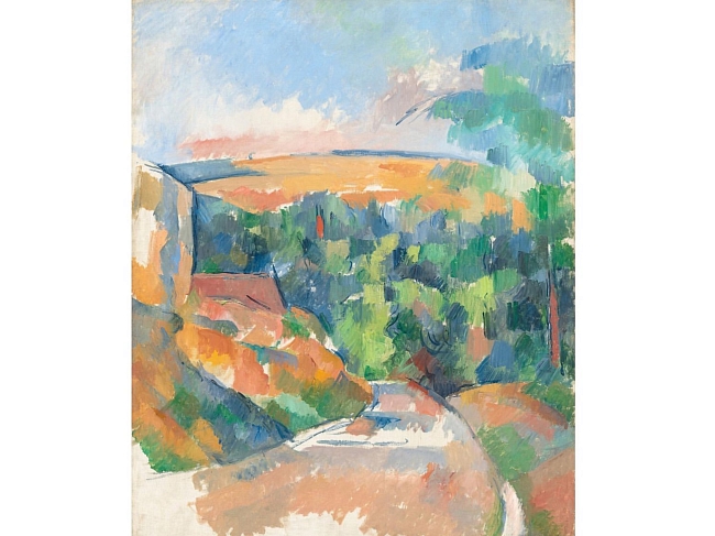 Paul Cézanne; 'The Bend in the Road, 1906 фото № 5