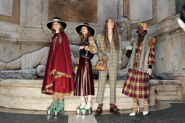 Показ круизной коллекции Gucci 2020 в Капитолийских музеях в Риме фото № 1