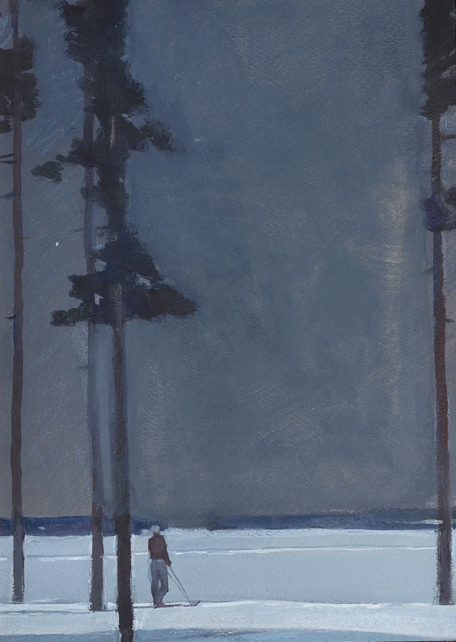 Георгий Нисский. «Лыжник», 1950–1960-е, галерея Дзамашвили фото № 9