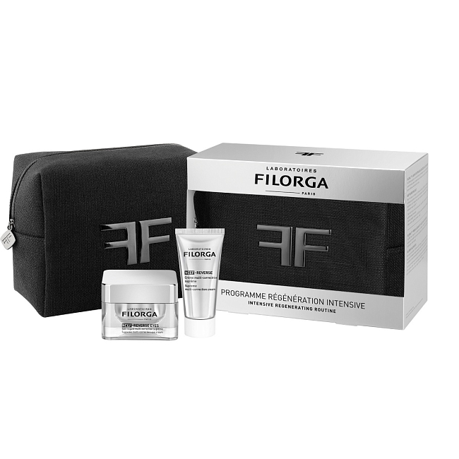 Подарочный набор с косметичкой Filorga NCEF (мультикорректирующий крем для лица и крем для контура глаз) фото № 9