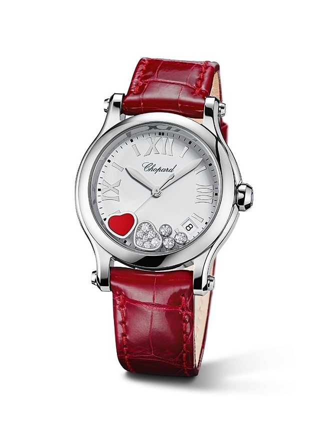 Часы Chopard Happy Hearts с сердцами и бриллиантами фото № 2