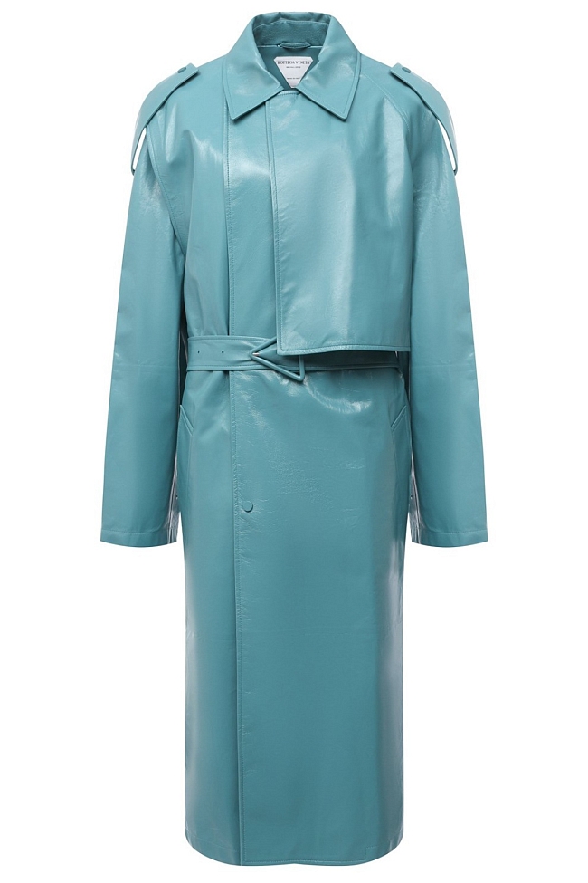 Кожаное пальто Bottega Veneta, 662000 рублей, tsum.ru фото № 6