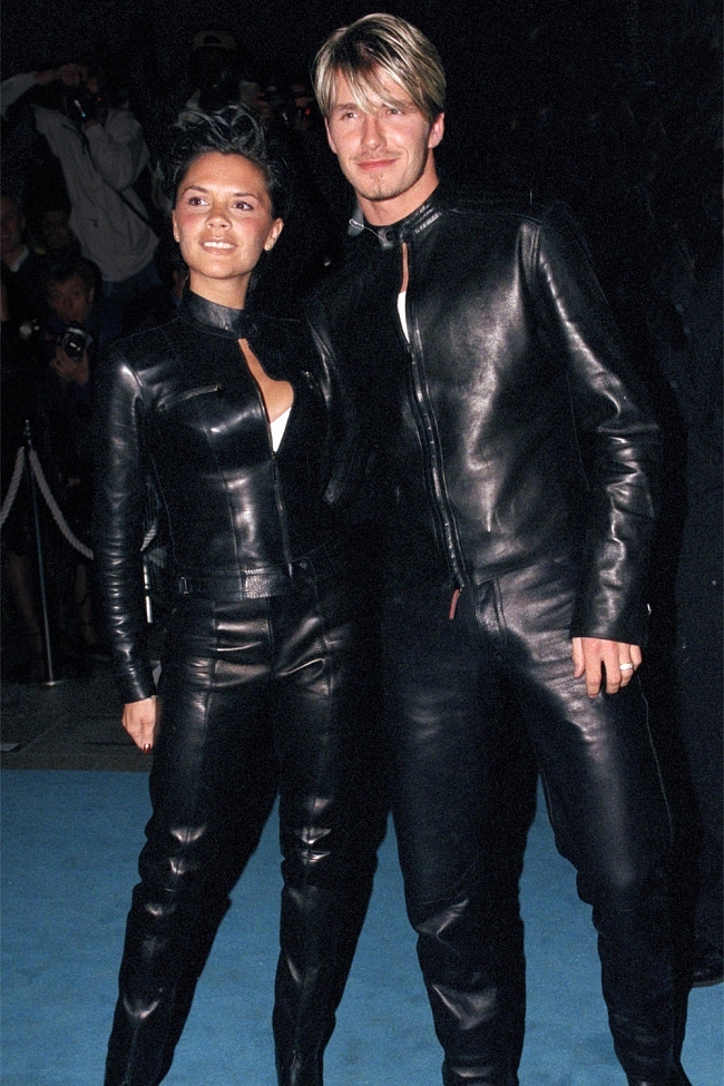 Виктория и Дэвид Бекхэм на вечеринке Versace Club в Лондоне, 1999 фото № 2