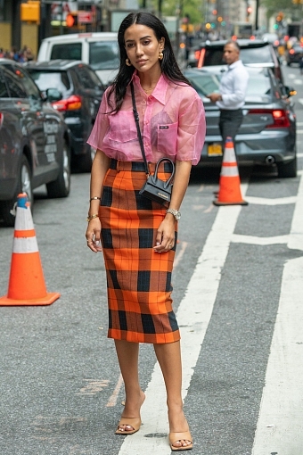 Стритстайл: что носили гости на Неделе моды в Нью-Йорке фото № 12