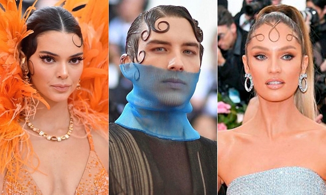 3D-макияж, шапочки для плавания и другие самые безумные бьюти-образы звезд на Met Gala 2019 фото № 10
