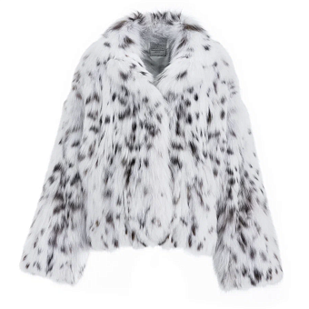 Шуба Braschi из меха белой рыси, braschifur.moscow фото № 11