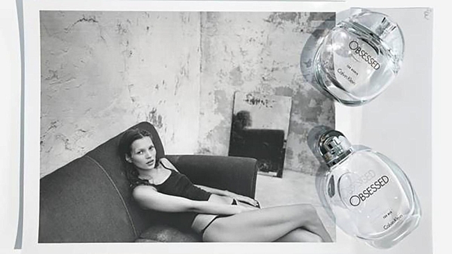 Кейт Мосс в рекламе аромата Calvin Klein Obsessed фото № 4
