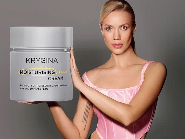 Елена Крыгина для рекламной кампании увлажняющего крема Krygina Cosmetics фото № 10