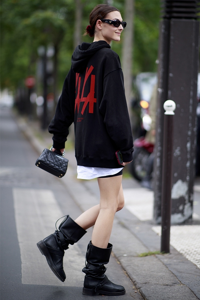 Streetstyle на Неделе Высокой моды в Париже фото № 46