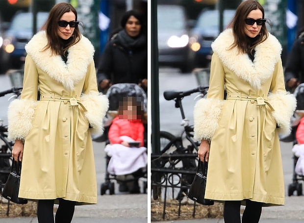 Образ дня: где найти модное пальто, как у Ирины Шейк