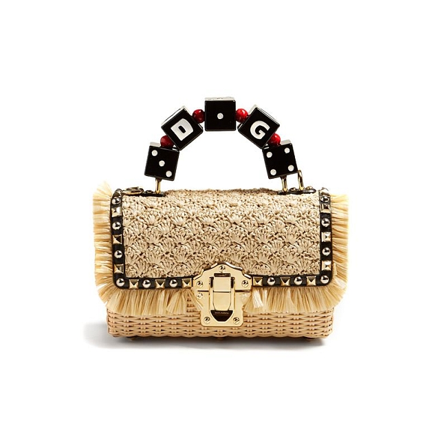 Соломенная сумка Lucia от Dolce&Gabbana, 208 285 руб.  фото № 11