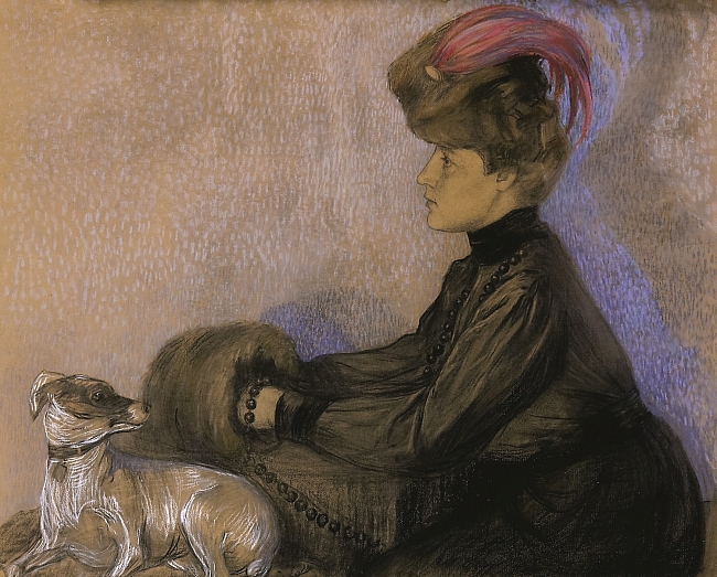 Людмила Антонова. Портрет Елены Киселевой. 1907 фото № 8