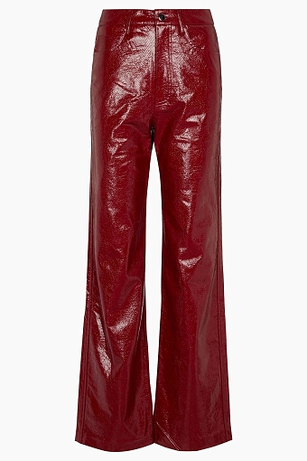 Цветные кожаные брюки Rotate Birger Christensen, 14 300 рублей, mytheresa.com фото № 7