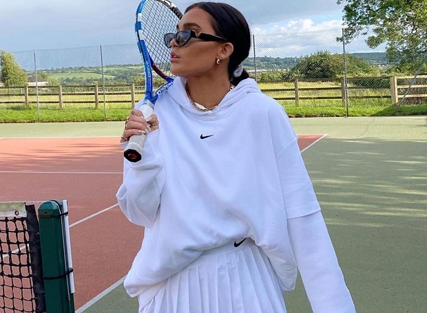 Теннисная юбка — модный тренд из Instagram