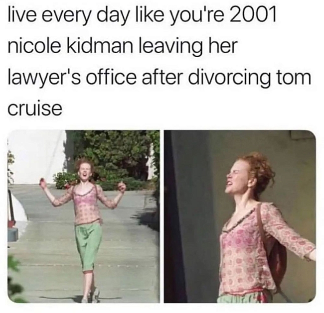 Проживайте каждый день так, словно вы Николь Кидман образца 2001 года, которая покидает офис юриста после развода с Томом Крузом фото № 3