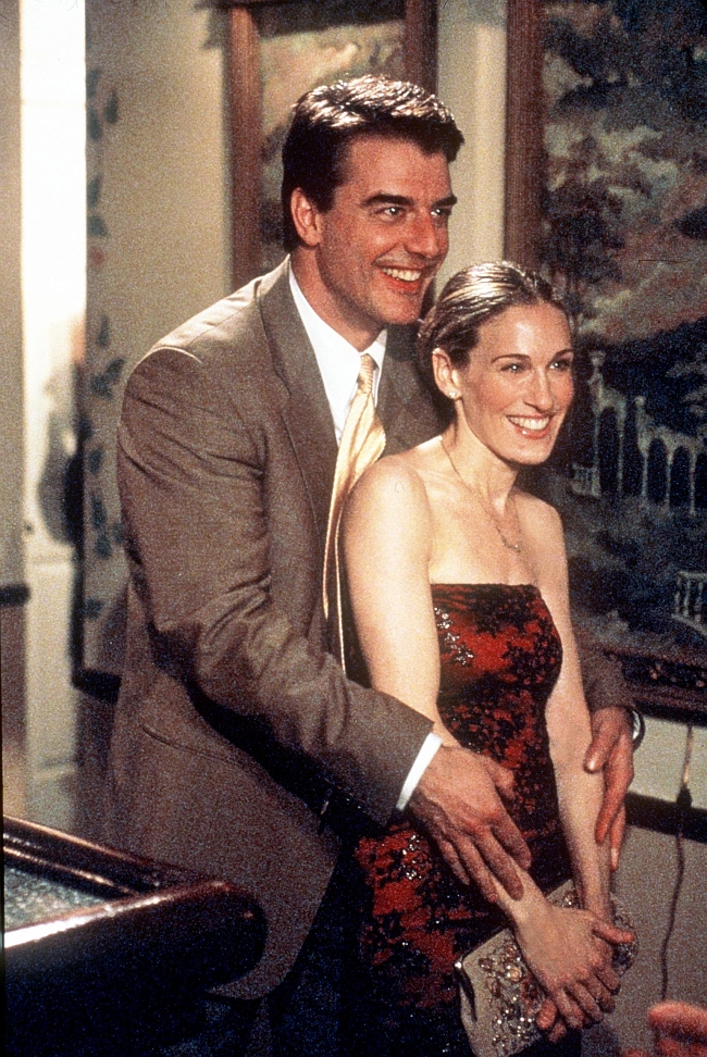 Крис Нот и Сара Джессика Паркер. Кадр из сериала «Секс в большом городе», 1999 год фото № 2