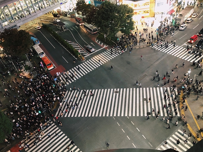 Перекресток, Сибуя, Токио фото № 7